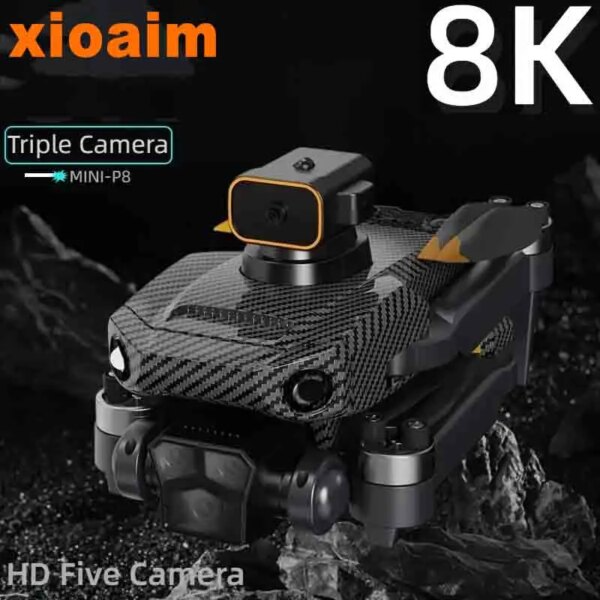 For Xiaomi Original Drone P8 Pro 4K Drone Professional Obstacle Avoidance 8K Dual Camera 5G Brushless Motor Foldable Quadcopter