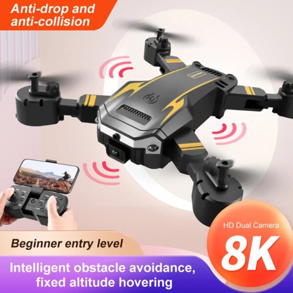 G6 Pro Drone FPV GPS Omnidirectional Obstacle Avoidance 8K Dual-Camera Professional HD Aerial Photography Quadcopter