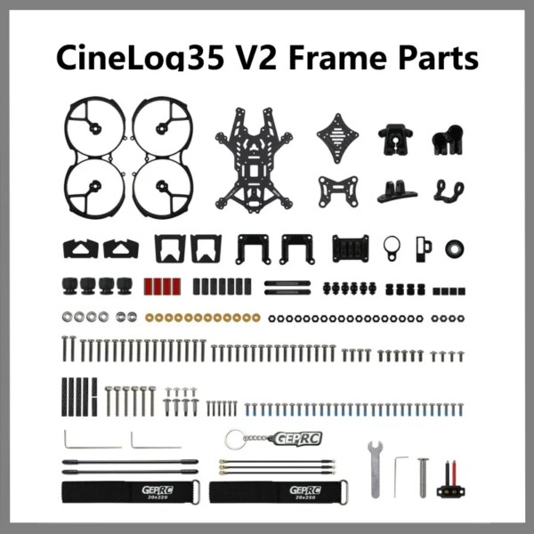 GEPRC CineLog35 V2 Frame Parts Assembly Parts Tool for FPV Drones