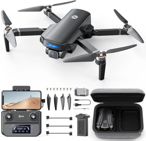 GPS Drone with 4K UHD Camera for Adults Beginner; HS360S 249g Foldable FPV RC Quadcopter with 10000 Feet Control Range