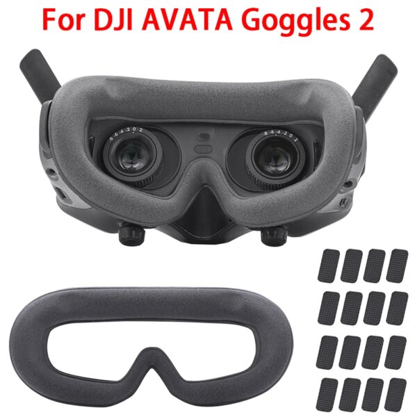 Glasses Eye Pad for DJI AVATA Goggles 2 Sponge Protective Cover Soft Face Plate Mask for DJI Avata Drone Accessories