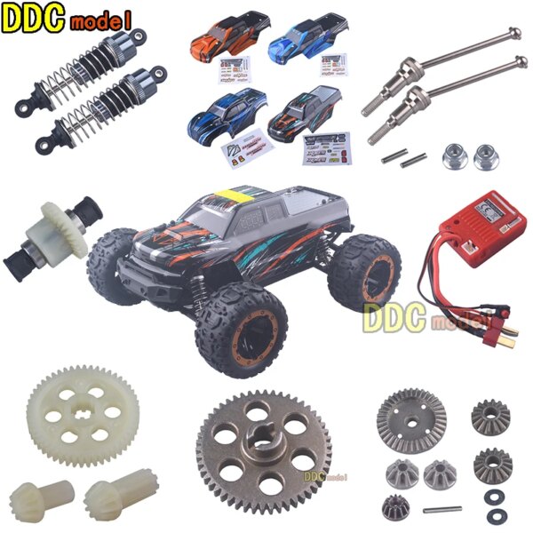 HAIBOXING 1/16 for hbx16889 16889A SG1601remote control RC Car Spare Parts Upgrade Metal gear Differential shock absorber wheel