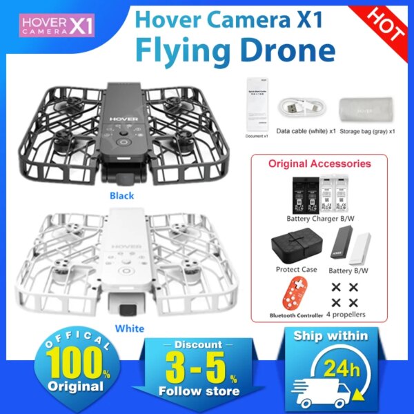 Hover Air X1 HOVERAir X1 self Flying Drone Camera Capture Palm live Preview Selfie anti-shake HD Revolutionary outdoor travel