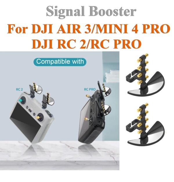 Image Transmission Signal Intensifier For DJI MINI 4 PRO/AIR 3/MAVIC 3 Signal Booster 5.8GHz Yagi Antenna For DJI RC 2/RC PRO