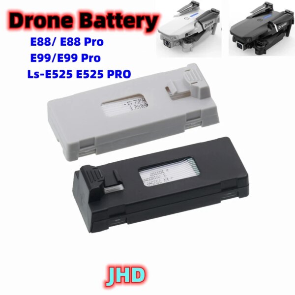 JHD Drone Battery E88 Pro/E99/P5 Pro/P1 Mini  Drone Battery  E88 Pro Drone Parts