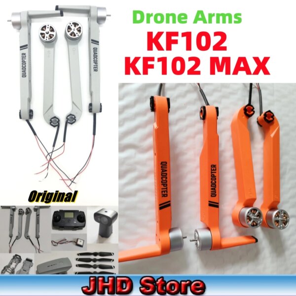 JHD KF102/ KF102MAX Arm with Brushless Motor KF102 RC Drone Plane Arm Spare Part  Accessories For KF102 MAX Arm