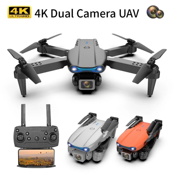 K3 E99 Pro Drone Professional 4K Dual Camera WIFI 5G Quadcopter Airplane Helicopter Obstacle Avoidance RC Helicopters RC Toys