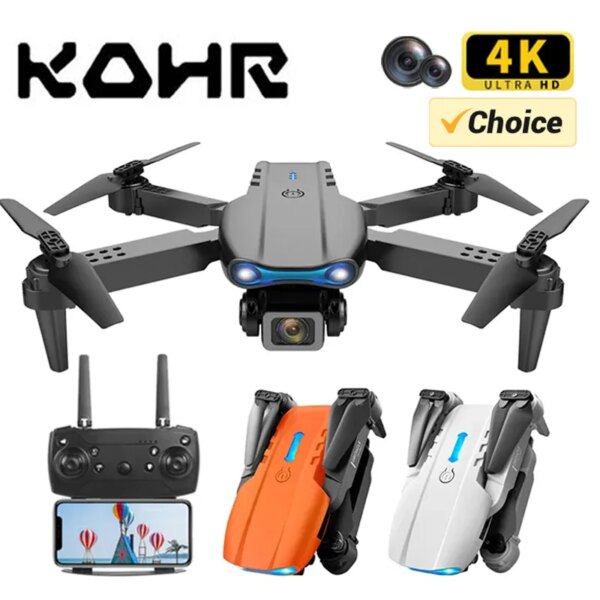 KOHR E99 K3 Pro HD 4k Drone Dual Camera High Hold Mode Foldable Mini WIFI Aerial Photography RC Quadcopter Toys Helicopter Dron