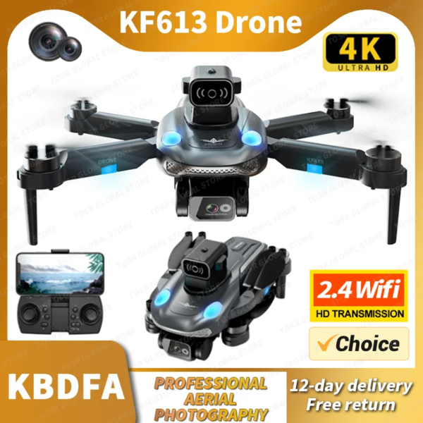 KOHR KF613 Drone Professional HD Camera Aerial Photography Dron Brushless Motor  WIFI GPS Obstacle Avoidance RC Quadcopter Gifts