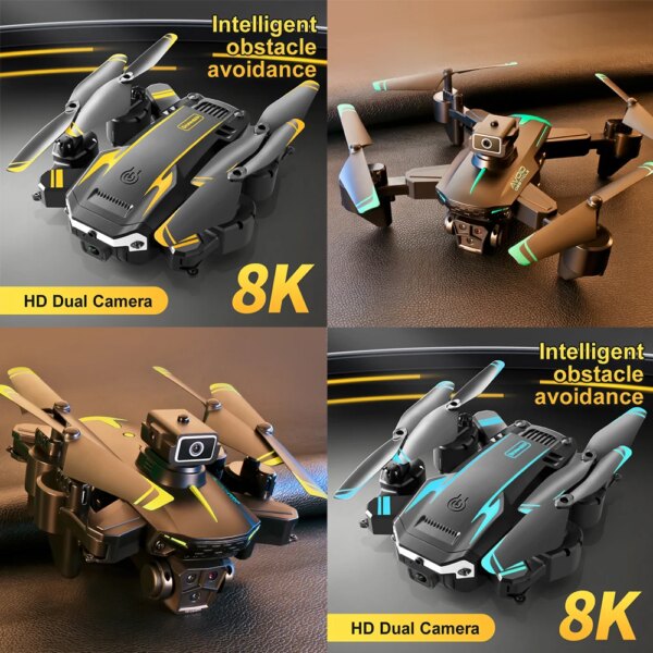 KY605s/S6 GPS Professional Drone with Camera 4K HD Three Camera Aerial Photography Drone 360° Avoidance Dron Folding Quadcopter