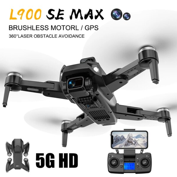 L900 PRO SE / MAX GPS With 4K HD Professional 2KM Aerial ESC Camera Obstacle Avoidance Brushless Foldable Quadcopter FPV Drone