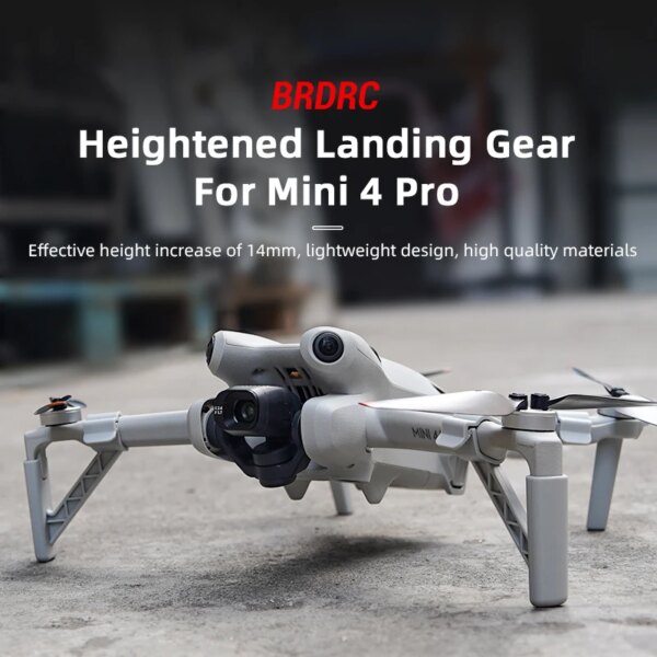 Landing Gear For DJI Mini 4 Pro Drone Height Extended Leg Protector For DJI Mini 4 Pro Quick Release Accessories Landing Gear