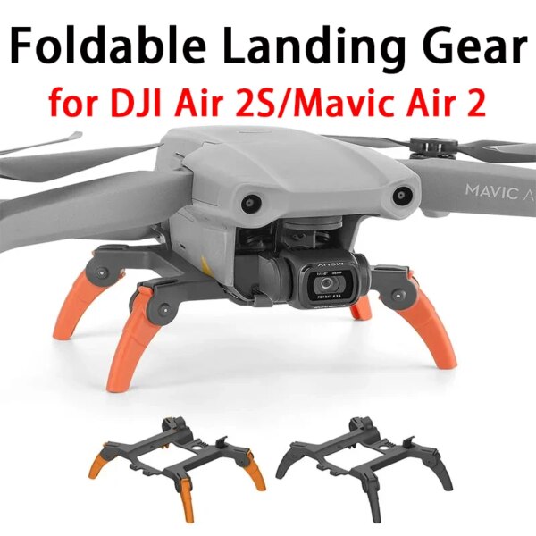 Landing Gear for Air 2S/ Mavic Air 2 Heightened Tripod Foldable Landing Quick Protection Spider Stand For DJI Air 2S Accessory