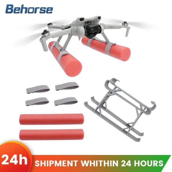 Landing Skid Float Kit Expansion For DJI Mini 4 Pro/Mini 3 PRO/Mini3 Drone Water Landing Gear On Water Training Gear Accessories