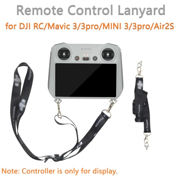 Lanyard for DJI MAVIC 3 MINI 3/4 PRO Mavic 2 zoom Strap Neck Band With Screws For DJI RC/RC 2/PRO Screen Remote Controller ACC