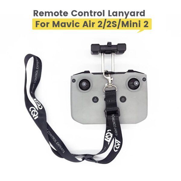 Lanyard with Fixed Clip for DJI Mini 3 4 Pro/Mini 2/Air 2S/DJI FPV/Air 2/Mavic 3 RC N1 N2 Remote Controller Neckstrap Accessory