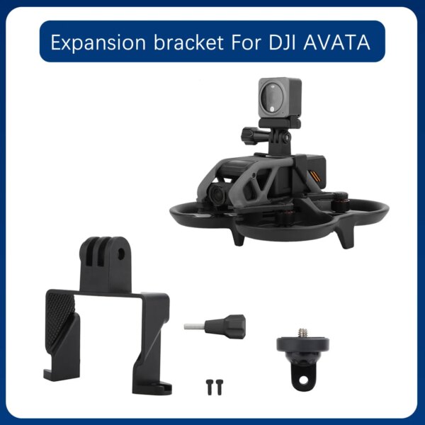 Led Light for DJI Avata FPV Camera Top Bracket Gopro Sports Action Camera Adapter Mount Clamp Holder Fix Expansion Flashlight