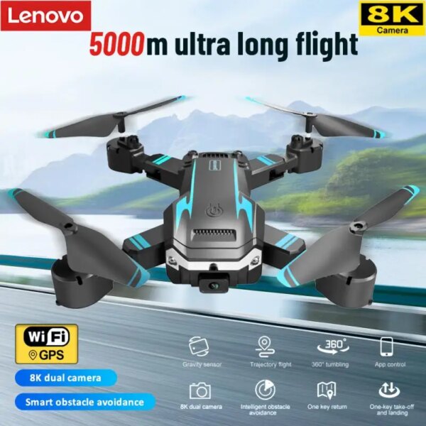 Lenovo G6 Pro Mini Drone 8k HD Dual Camera 4K Obstacle Avoidance Aerial Photography Optical Flow Foldable Quadcopter 5KM