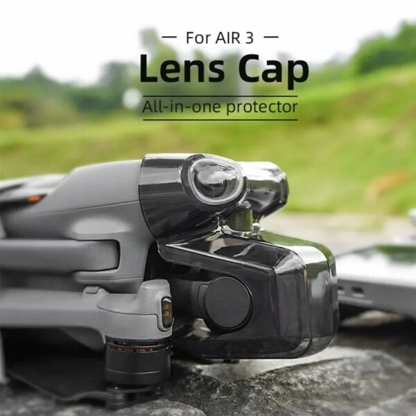 Lens Cover Protective Guard for DJI Air 3 Drone Gimbal Stabilizer Camera Lens Cap Dust-proof Guard Hood Cap Air 3 Accessories