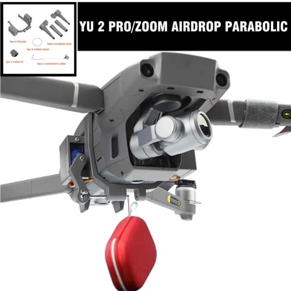 Lightweight Fishing Bait Wedding Gift Rescue Airdrop Professional Airdropper Thrower Delivery Device For DJI MAVIC 2 Pro Drone