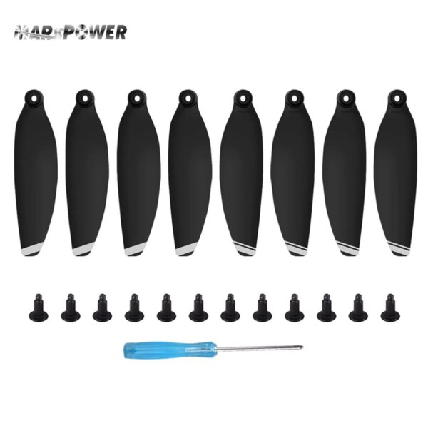 Marspower 8pcs Mavic Mini Propeller Set Quieter Flight and Powerful Thrust for DJI Mavic Mini Propellers Foldable Quick Release