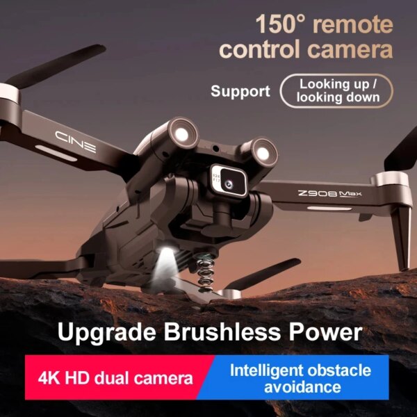 Max Drone Brushless Professional 4K GPS WIFI Obstacle Avoidance Folding Rc Quadcopter Child Dron Free Shipping