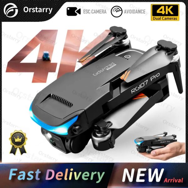 NEW RG107 Pro Drone 4K Three-sided Obstacle avoidance Professional Dual HD Camera Aerial Photography Foldable Quadcopter RC E888