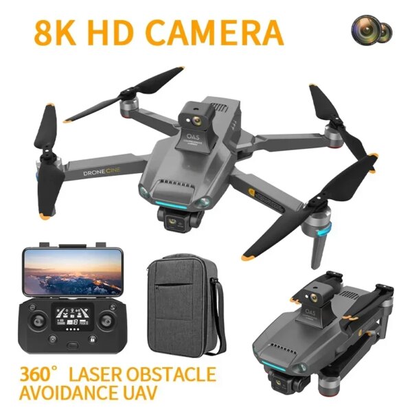 NEW S808 PRO 2 Drone 3-axis Anti-Shake Gimbal Obstacle Avoidance 5G GPS Professional 8K Dual Camera Wifi FPV RC Brushless 3500M