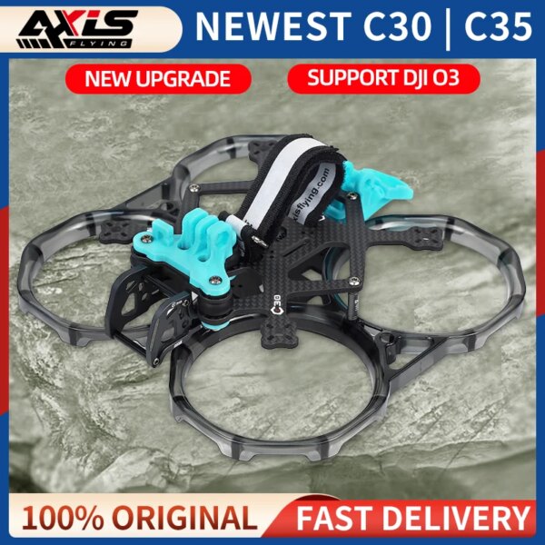 NEWEST AXISFLYING Cineon C30 C35 FPV Drone Frame KIT Cinewhoop 138mm/152mm Support DJI O3 For RC FPV Freestyle Racing Drone