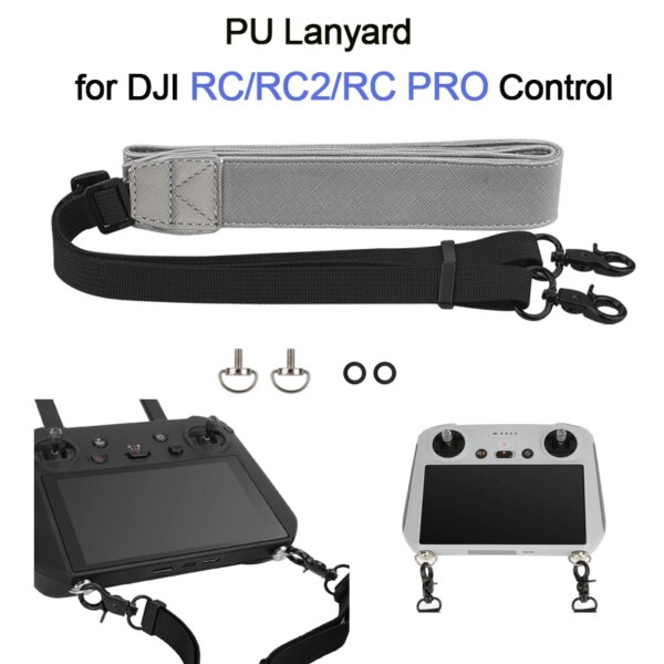 Neck Strap PU Lanyard for DJI RC/ RC PRO/RC Screen Remote Control for DJI Mavic 3 PRO/Mavic 3/Mavic 3 Classic Drone Accessory