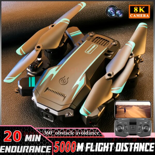 New G6 Drone with Camera Professional Foldable Quadcopter Aerial Drone HD Camera GPS RC Helicopter FPV WIFI Obstacle Avoidance