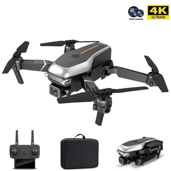 New HJ95 Mini Drone 4K HD Dual Camera 1080P WiFi FPV One Key Return Professional Drone Foldable Quadcopter RC Helicopter Toys