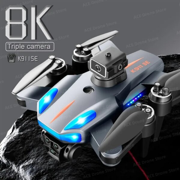 New K911 SE GPS 4K Drone Professional Obstacle Avoidance 8K DualHD Camera 5G Brushless Motor Foldable Quadcopter Gifts Toys