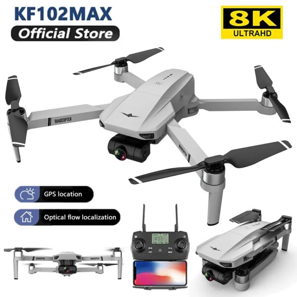 New KF102 8K dual camera professional drone FPV wide-angle shooting mini drone intelligent obstacle avoidance RC kids toysoy