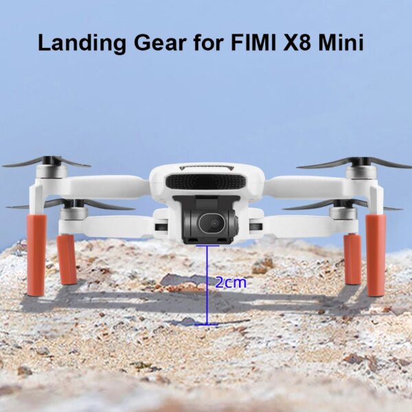 New Landing Gear for FIMI X8 Mini/Mini V2 Quick Release Landing Gear Height Extended Leg Protector Drone Accessories