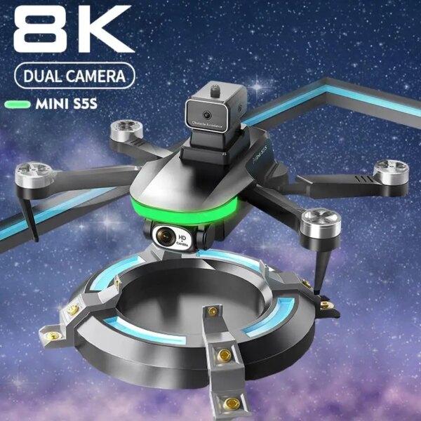 New Mini Drone 4K Professional 8K HD Camera Obstacle Avoidance Aerial Photography Brushless Foldable Quadcopter 1.2km