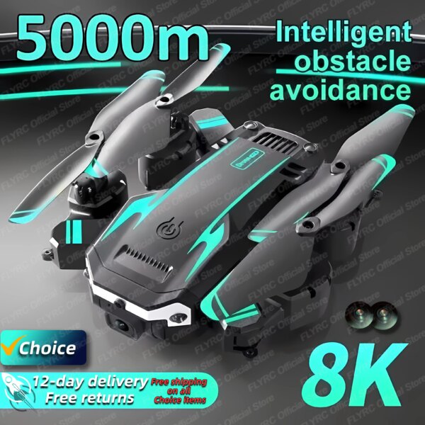 New S6Max Drone 4k Profesional 8K HD Camera Obstacle Avoidance Aerial Photography Optical flow Foldable Quadcopter Gifts Toys