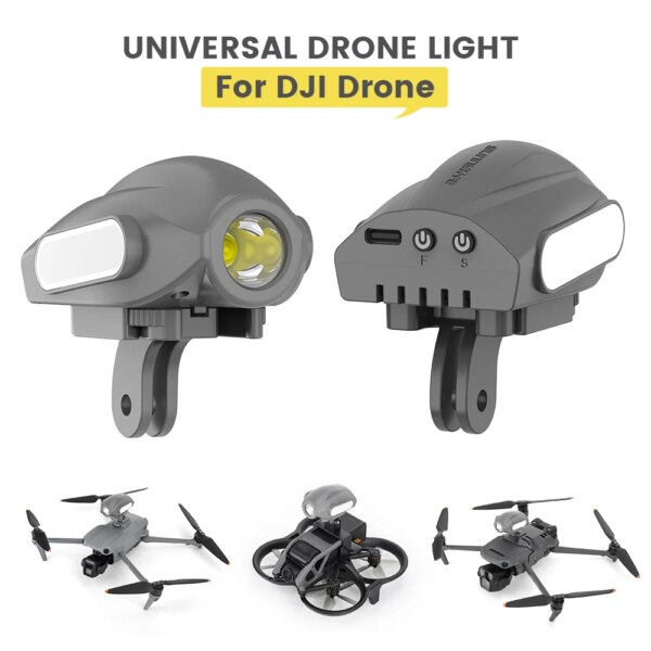 Night Flight Searchlight Strobe Light For DJI Mini 4 Pro LED Flashing Light For DJI Mini 3 Pro/Air 3 Universal Drone Accessories