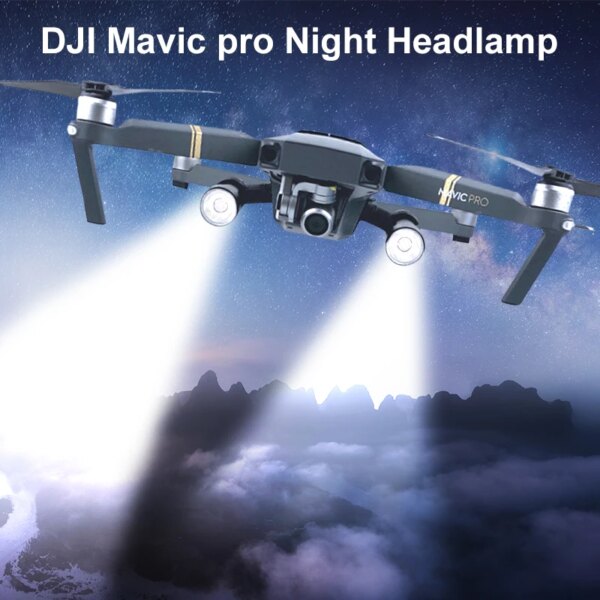 Night Lamp For DJI Mavic Pro Flash LED Filght Light Lamp Kit for DJI Mavic Pro Night Flight Searching Lighting Drone Accessories