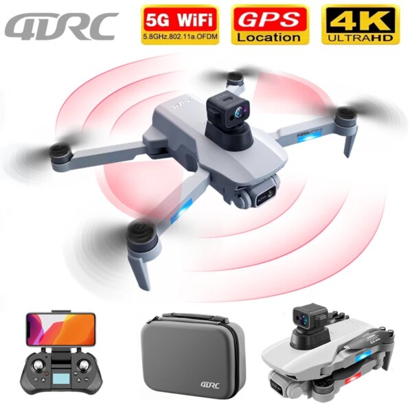 Only 249g 4DRC F8S With Laser Obstacle Avoidance Professional 6K ESC Camera Brushless Motor GPS 5G WIFI FPV RC Drone Quadcopter