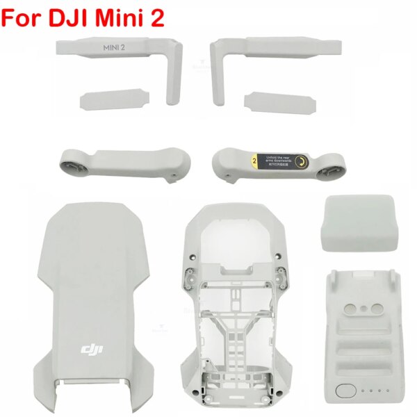 Original Arm Covers and Body Shell For DJI Mavic Mini 2 Upper Bottom Cover Middle Frame Arm Without Motor Drone Repair Parts