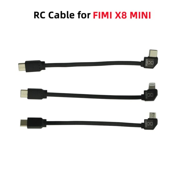 Original Data Cable For FIMI X8 MINI / MINI V2 Drone Remote Controller Tablet Phone Type-C Micro-USB IOS Cable Spare Part