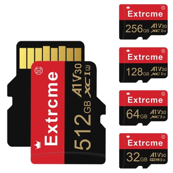 Original Extreme Pro Micro TF SD Card U3 V30 A1 TF Card For DJI Drones GoPro Insta360 Camera 4K Video Micro Memory Card SD Card