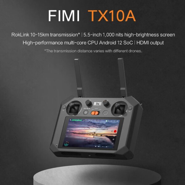 Original FIMI TX10A Built-in Screen Remote Controller Transmitter for FIMI X8 SE 2022 V2/ 2022/ X8 PRO New Arrivals