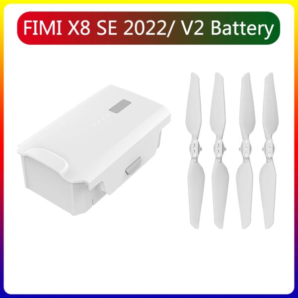 Original FIMI X8 SE 2022 V2/ 2022 Battery 11.4V 4500mAh Lipo Battery X8SE RC Quadcopter Spare Propellers Accessories