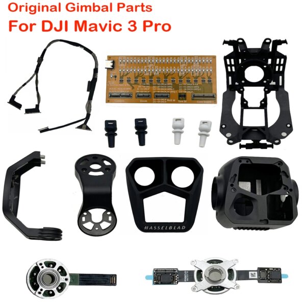 Original Gimbal Yaw/Roll Arm for DJI Mavic 3 Pro Camera PTZ Signal Cable Vibration Shock Absorbing Board Bracket Lens Frame