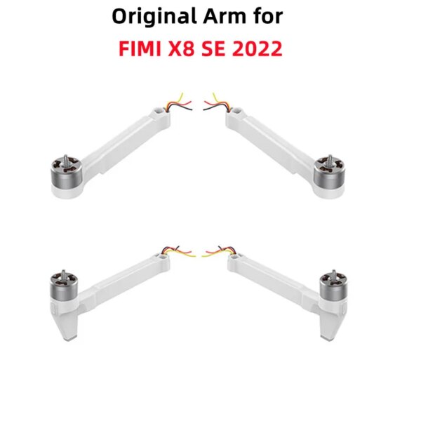 Original Motor Arm for FIMI X8 SE 2022/SE 2022 V2 RC Camera Drone Front/Rear Left/Right Arms Spare Parts