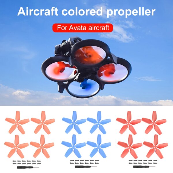 Original Propellers Blades Noise Reduction Propeller Wing Fans Replacement Parts Drone Propeller Drone Accessories for DJI Avata