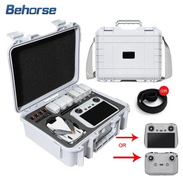 Portable Suitcase Hard Explosion-proof Box Case For DJI Mini 3 Pro/Mini 3/Air 2/2S Drone Controller Carrying Case Suitcase