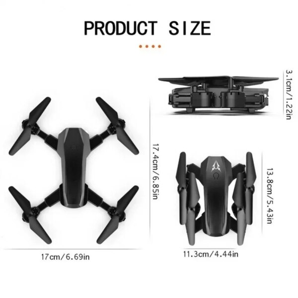 Professional Height Hold Quadcopter Gift Drones New Folding Drone For S80 Fixed Height 4K HD Dual 1080P Dual Camera Aircraft